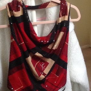 Sequin halter top
